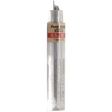Achetez Etui de 12 mines graphite Hi-polymer SUPER diamètre 0,5 mm. H C505-H PENTEL pas cher sur Ma..