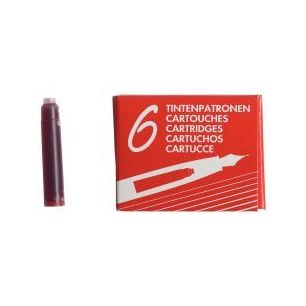 Achetez Etui de 6 cartouches internationales encre rouge 12232 pas cher sur Ma Rentrée Scolaire