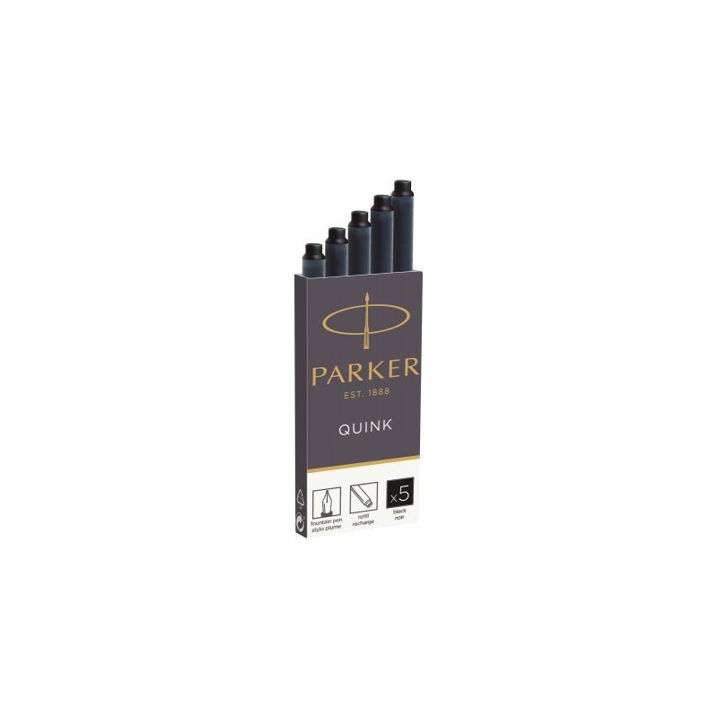 Achetez Etui de 5 cartouches Parker encre noire 1950382 PARKER pas cher sur Ma Rentrée Scolaire Achetez Etui de 5 cartouches Parker encre noire 1950382 PARKER pas cher sur Ma Rentrée Scolaire