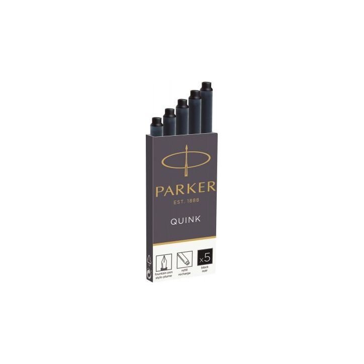 Etui de 5 cartouches Parker encre noire 1950382 PARKER