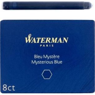Etui de 8 cartouches standard d'encre bleue et noire S0110910 WATERMAN Etui de 8 cartouches standard d'encre bleue et noire S0110910 WATERMAN