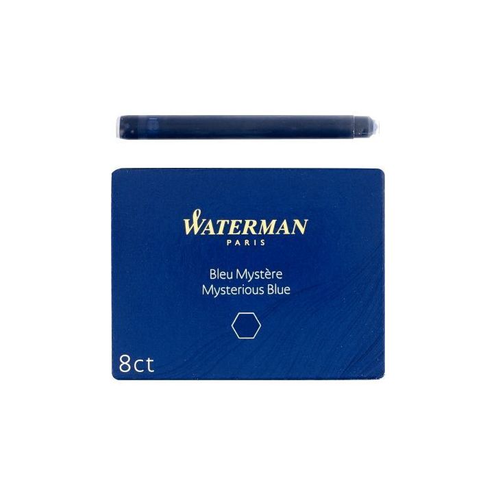 Etui de 8 cartouches standard d'encre bleue et noire S0110910 WATERMAN