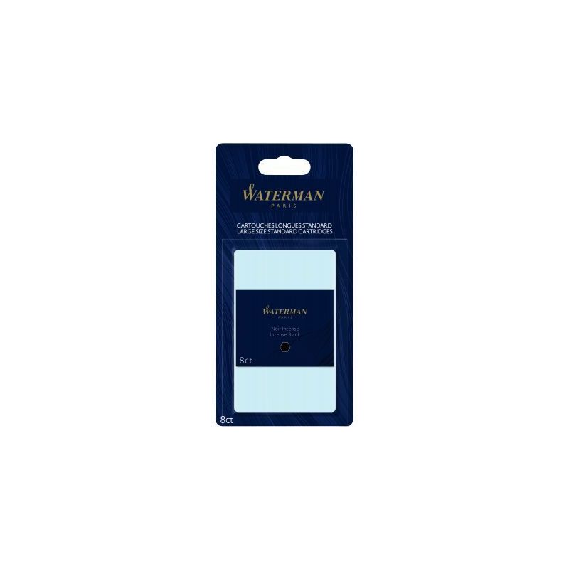 Achetez Blister de 8 cartouches longues Waterman noires S0712991 WATERMAN pas cher sur Ma Rentrée S.. Achetez Blister de 8 cartouches longues Waterman noires S0712991 WATERMAN pas cher sur Ma Rentrée S..