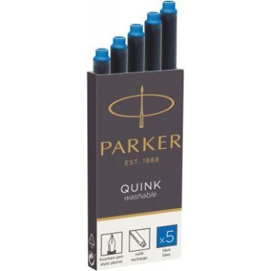 Achetez Etui de 5 cartouches encre bleu lavable 1950383 PARKER pas cher sur Ma Rentrée Scolaire