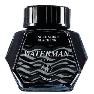 Flacon de 5 cl d'encre Waterman noire S0110710 WATERMAN