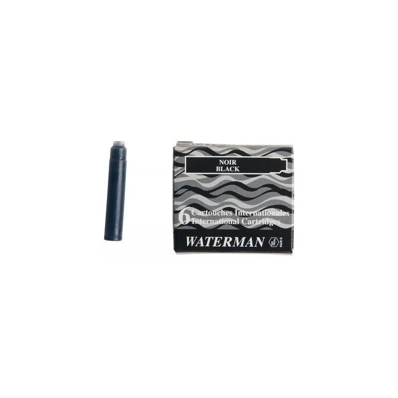 Achetez Étui de 6 mini cartouches Waterman noires S0110940 WATERMAN pas cher sur Ma Rentrée Scolai..