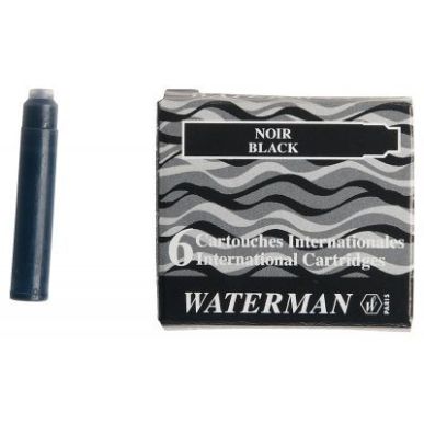 Achetez Étui de 6 mini cartouches Waterman noires S0110940 WATERMAN pas cher sur Ma Rentrée Scolai..