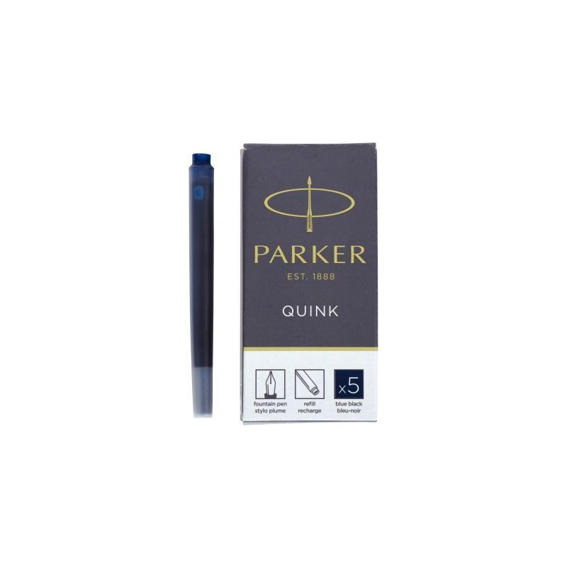 Achetez Etui de 5 cartouches Parker encre bleue et noire 1950385 PARKER pas cher sur Ma Rentrée Sco..