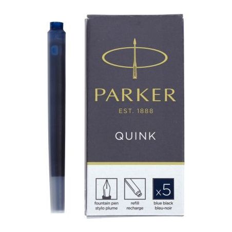 Achetez Etui de 5 cartouches Parker encre bleue et noire 1950385 PARKER pas cher sur Ma Rentrée Sco..