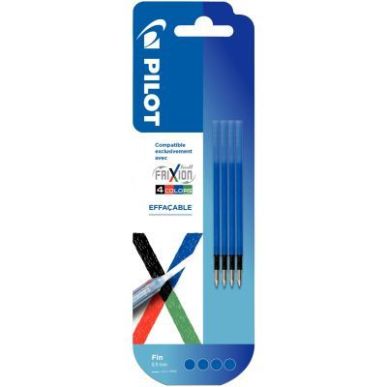 Achetez Blister 4 recharges pour Frixion Ball 4 Couleurs bleues 3131910447580 FRIXION PILOT pas cher..