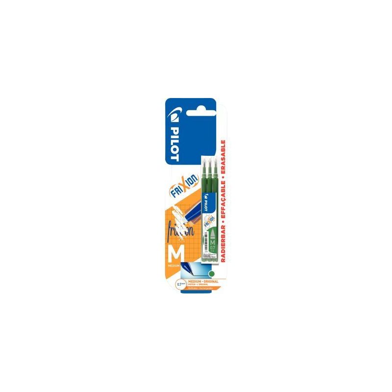 Achetez Blister de 3 recharges Frixion pointe moyenne vertes 3131910637776 FRIXION PILOT pas cher su.. Achetez Blister de 3 recharges Frixion pointe moyenne vertes 3131910637776 FRIXION PILOT pas cher su..