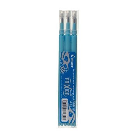 Achetez PILOT Set de 3 recharges pour roller FriXion Ball. Pointe moyenne 0,7 mm. Encre Turquoise pa..