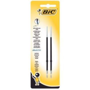 Achetez Blister de 2 recharges stylo Atlantis noir 893678 BIC pas cher sur Ma Rentrée Scolaire