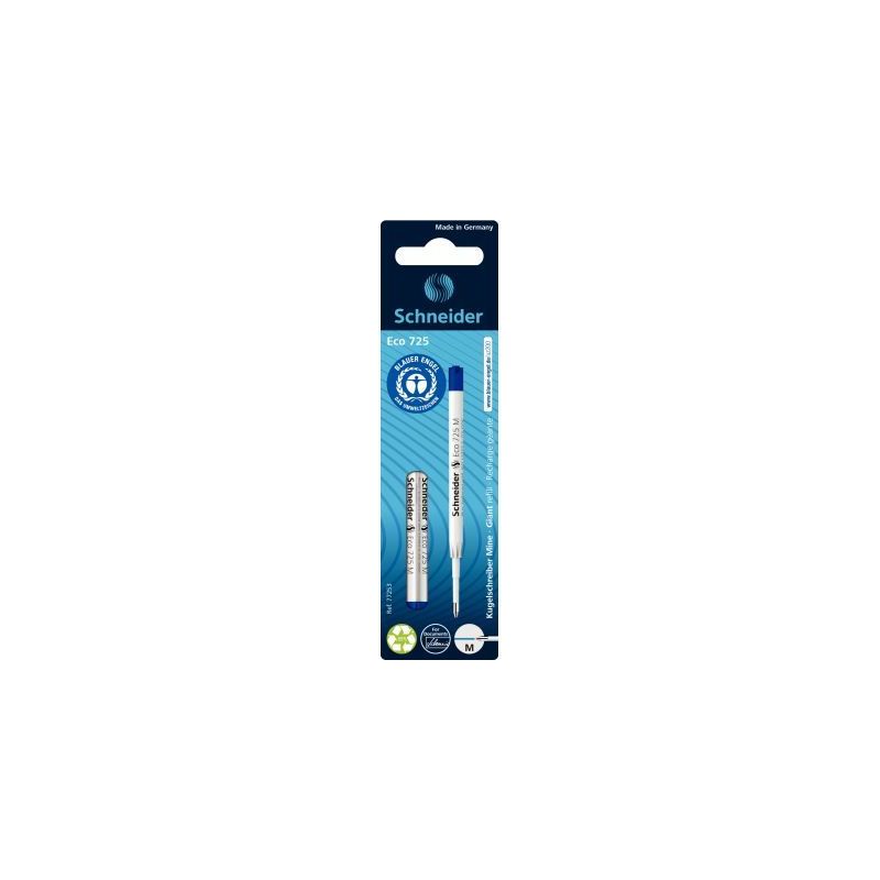 Achetez Blister 2 recharges eco 725M bleu 77253 SCHNEIDER pas cher sur Ma Rentrée Scolaire Achetez Blister 2 recharges eco 725M bleu 77253 SCHNEIDER pas cher sur Ma Rentrée Scolaire