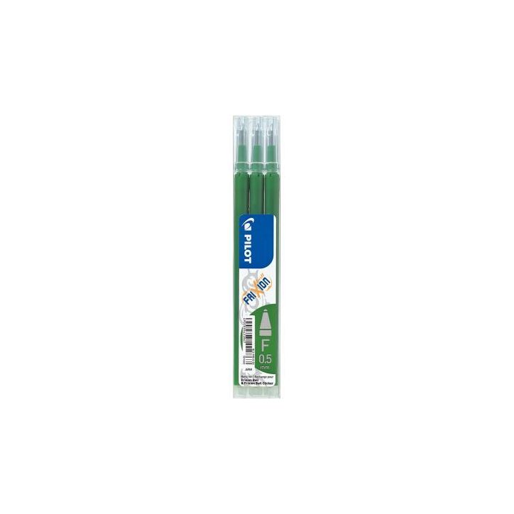 Etui de 3 recharges pour stylo Frixion pointe fine vert 4902505422867 FRIXION PILOT