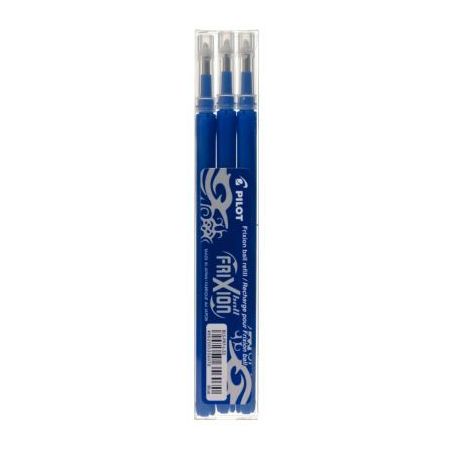 Achetez PILOT Set de 3 recharges pour roller FriXion Ball. Pointe moyenne 0,7 mm. Encre Bleu pas che..