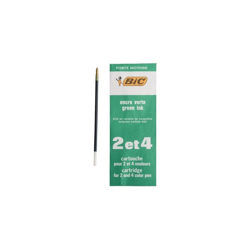 Achetez Recharge 2 - 4 couleurs pointe moyenne vert 400814609 BIC pas cher sur Ma Rentrée Scolaire Achetez Recharge 2 - 4 couleurs pointe moyenne vert 400814609 BIC pas cher sur Ma Rentrée Scolaire