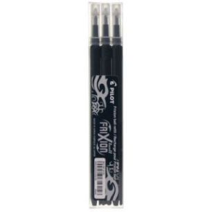 Achetez PILOT Set de 3 recharges pour roller FriXion Ball. Pointe moyenne 0,7 mm. Encre Noir pas che..