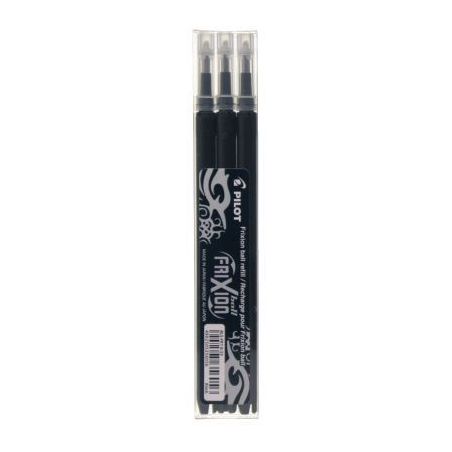 Achetez PILOT Set de 3 recharges pour roller FriXion Ball. Pointe moyenne 0,7 mm. Encre Noir pas che..
