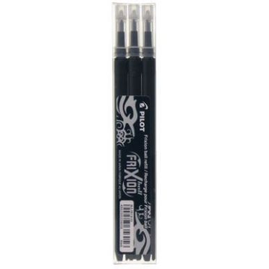 Achetez PILOT Set de 3 recharges pour roller FriXion Ball. Pointe moyenne 0,7 mm. Encre Noir pas che..