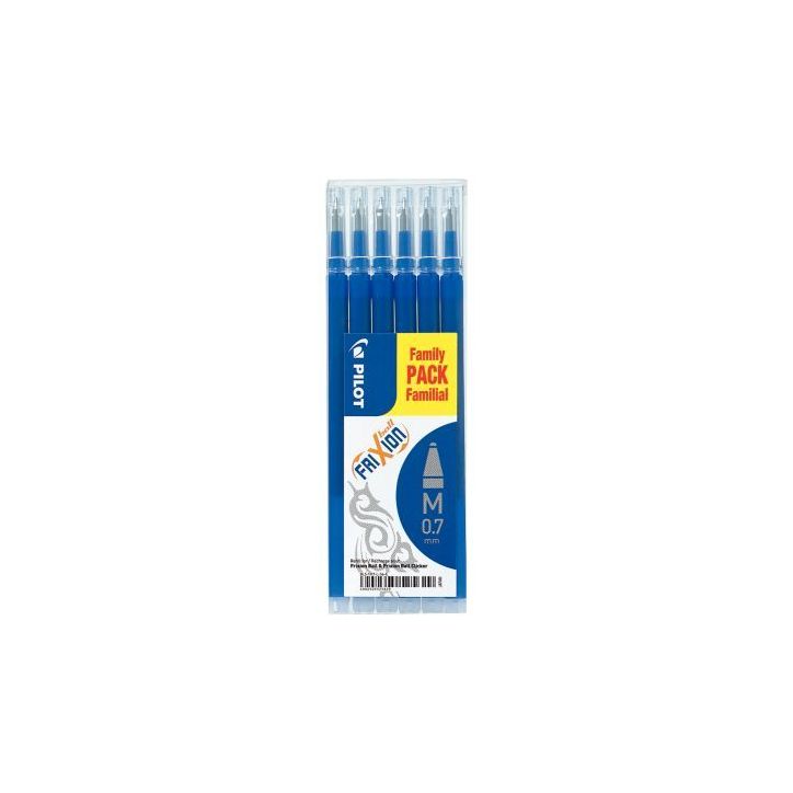 Set de 6 recharges Frixion bleu 4902505525629 FRIXION PILOT