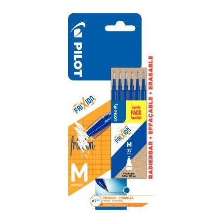 Achetez Blister de 6 recharges Frixions bleues 3131910501305 FRIXION PILOT pas cher sur Ma Rentrée ..