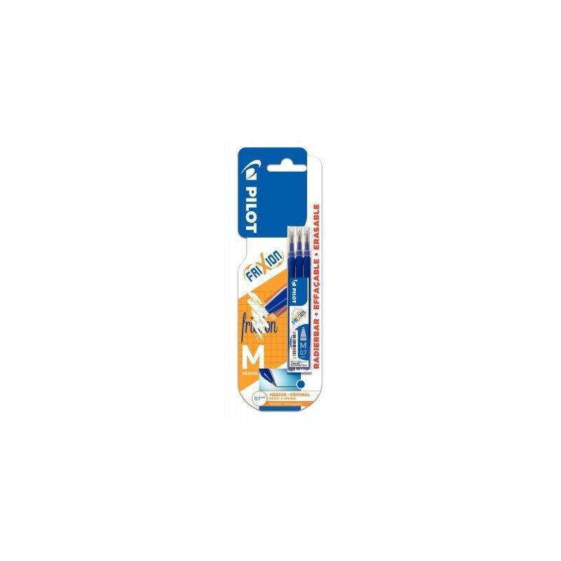 Achetez Blister de 3 recharges Frixion pointe moyenne bleues 3131910637752 FRIXION PILOT pas cher su.. Achetez Blister de 3 recharges Frixion pointe moyenne bleues 3131910637752 FRIXION PILOT pas cher su..