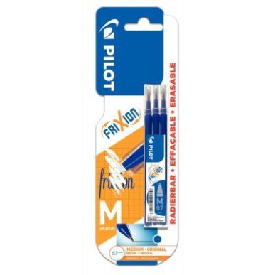 Achetez Blister de 3 recharges Frixion pointe moyenne bleues 3131910637752 FRIXION PILOT pas cher su..