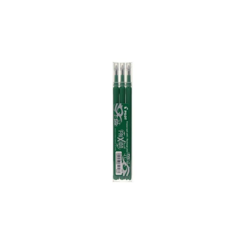 Achetez PILOT Set de 3 recharges pour roller FriXion Ball. Pointe moyenne 0,7 mm. Encre Vert pas che.. Achetez PILOT Set de 3 recharges pour roller FriXion Ball. Pointe moyenne 0,7 mm. Encre Vert pas che..