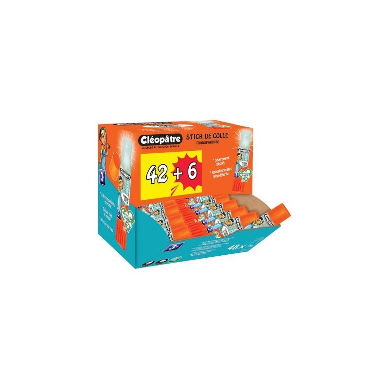 Achetez Bâton de colle 15 gramme marine stick * 48 BA15-CMCX48 CLEOPATRE pas cher sur Ma Rentrée S.. Achetez Bâton de colle 15 gramme marine stick * 48 BA15-CMCX48 CLEOPATRE pas cher sur Ma Rentrée S..