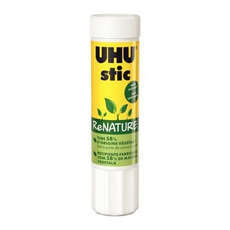 Achetez UHU Tube de colle Stic Blanc 40g ReNATURE pas cher sur Ma Rentrée Scolaire