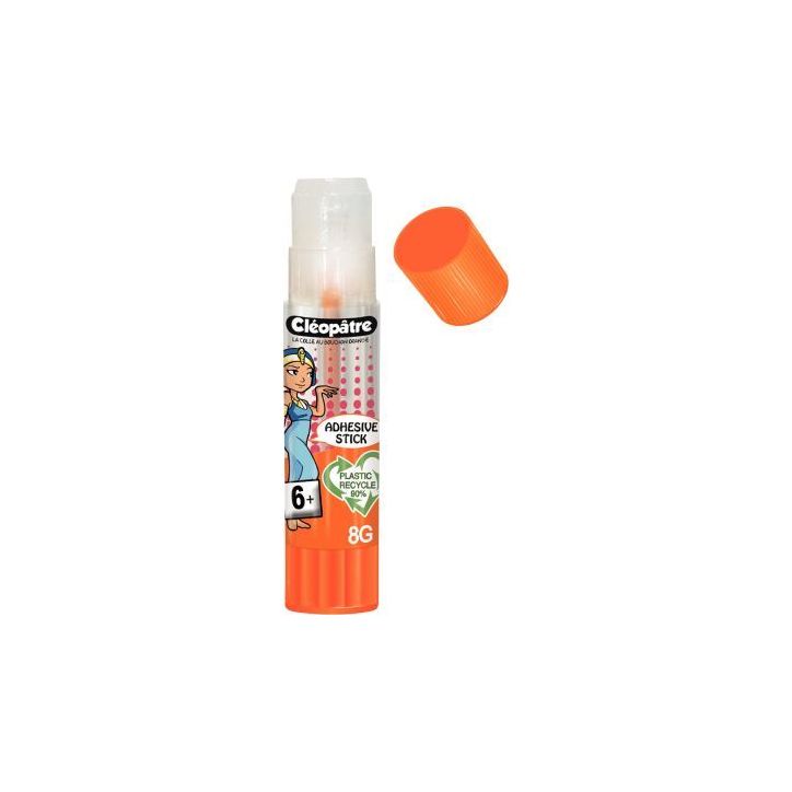 Bâton de colle transparente 8gr Adhésive BA8AD CLEOPATRE