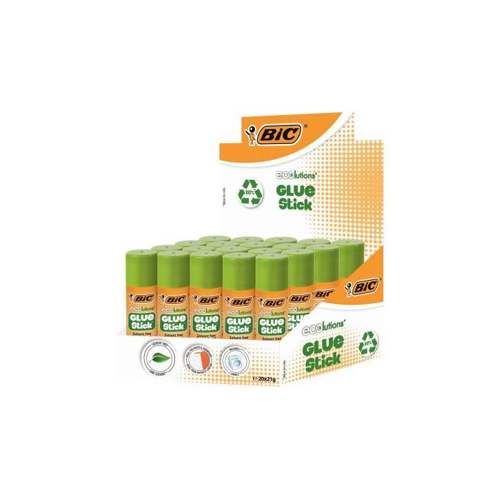 Boîte de 20 bâtons de colle 21g Glue Stick 9211931 BIC