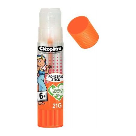 Achetez Bâton de colle 21grammes transparent  recycléo BA21AD CLEOPATRE pas cher sur Ma Rentrée S..
