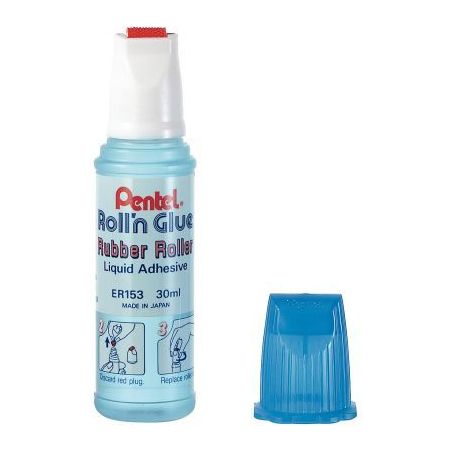 Achetez Flacon colle Roll'n glue 30 ml ER153-SF PENTEL pas cher sur Ma Rentrée Scolaire