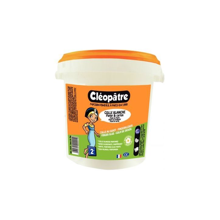 Pot de colle blanche en pâte 1 kg CB1K CLEOPATRE