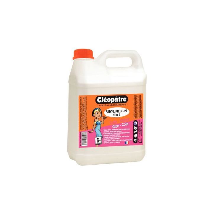 Bidon de 5litres de colle medium 4 en 1 VIM5L CLEOPATRE