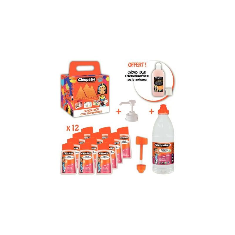 Achetez Valise de colle 12 flacons + 1 recharge + 1 pompe VAC-CT CLEOPATRE pas cher sur Ma Rentrée .. Achetez Valise de colle 12 flacons + 1 recharge + 1 pompe VAC-CT CLEOPATRE pas cher sur Ma Rentrée ..