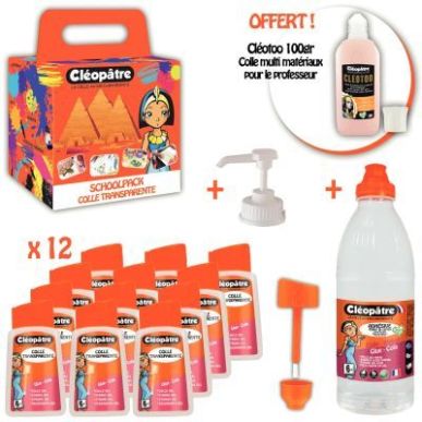 Achetez Valise de colle 12 flacons + 1 recharge + 1 pompe VAC-CT CLEOPATRE pas cher sur Ma Rentrée ..