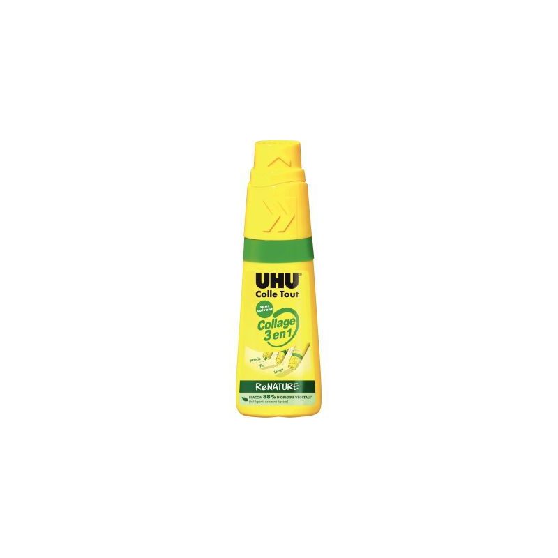 Achetez Flacon de colle 35g 3en1 Uhu Renature 40225 UHU pas cher sur Ma Rentrée Scolaire