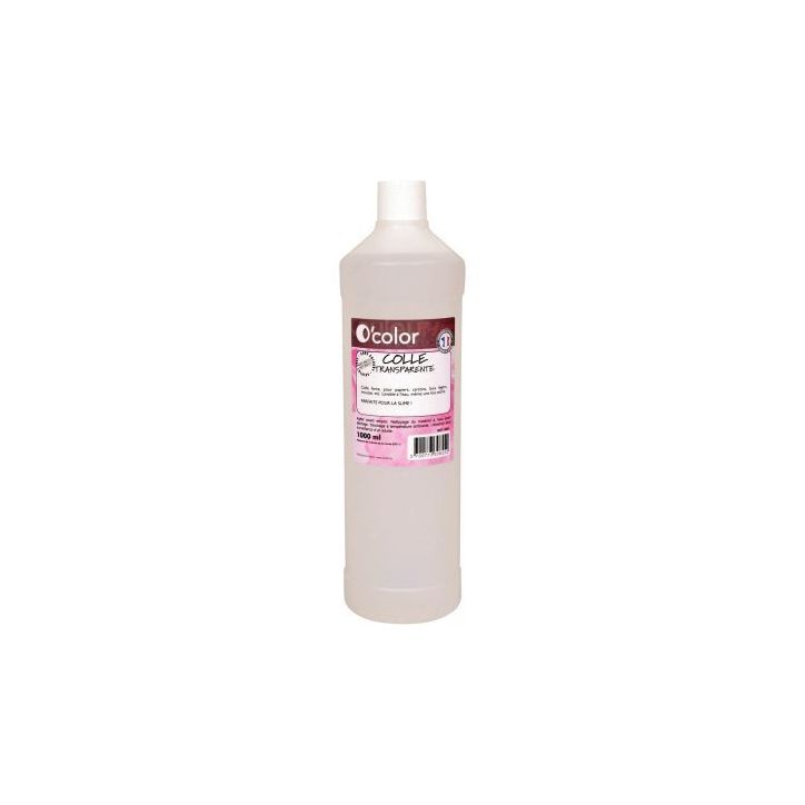 Flacon 1L de colle transparente O'COLOR 0855