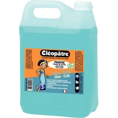 Achetez Flacon de 5litres de colle bleutée marine CMC5L CLEOPATRE pas cher sur Ma Rentrée Scolaire