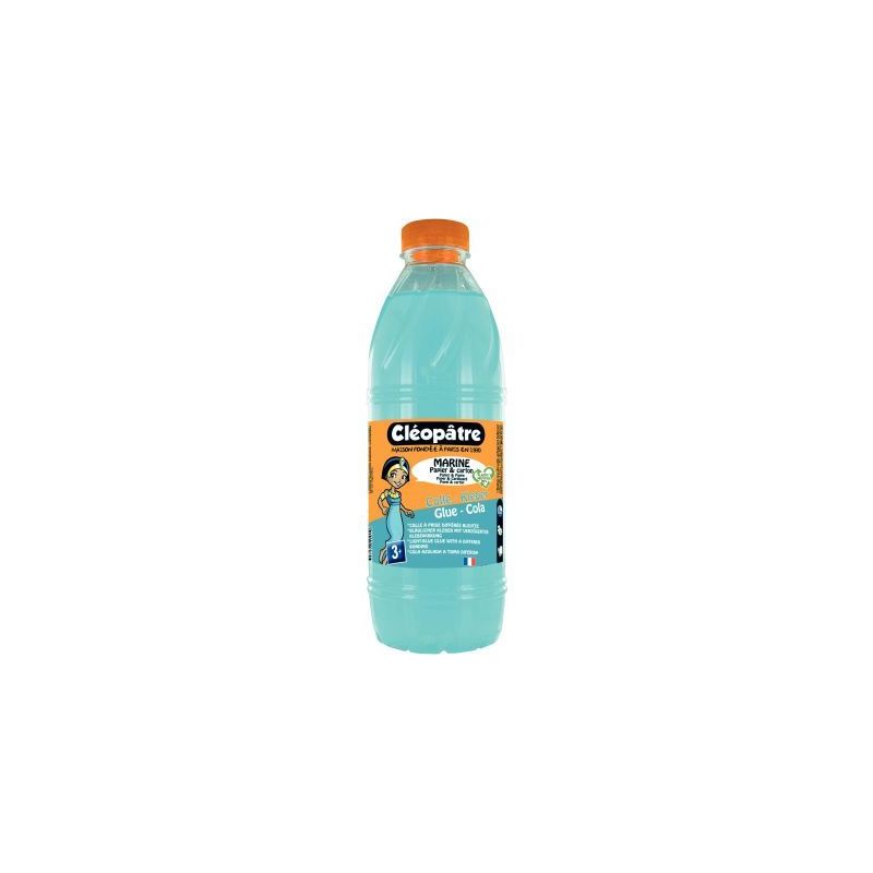 Achetez Flacon 1litre de colle bleutée marine CMC1L CLEOPATRE pas cher sur Ma Rentrée Scolaire