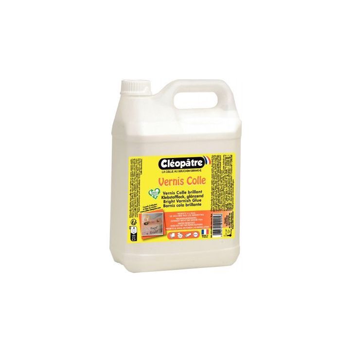 Flacon de 5litres colle blanc vinylique VI5L CLEOPATRE