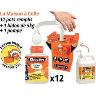 Kit maison colle de 5kg + 12 pots de 50g MAC-VI5L CLEOPATRE