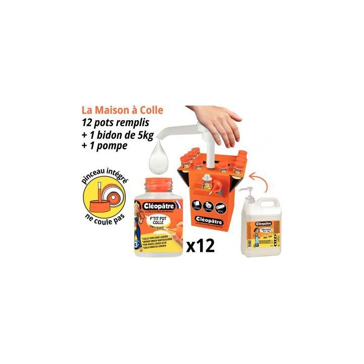 Kit maison colle de 5kg + 12 pots de 50g MAC-VI5L CLEOPATRE