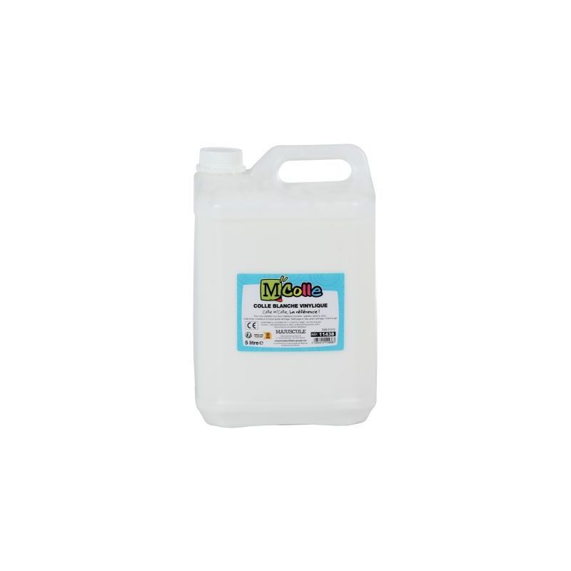 Achetez Bidon de colle 5L blanche vinylique 11438.M'COLLE M.COLLE pas cher sur Ma Rentrée Scolaire