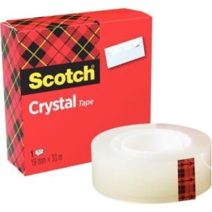 Achetez Rouleau adhésif Crystal dimensions: 19mm x 33m 23202 SCOTCH 3M pas cher sur Ma Rentrée Sco..