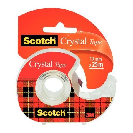 Achetez Rouleau adhésif Scotch® Crystal + 1 dévidoir offert L2479 3M pas cher sur Ma Rentrée Sco..