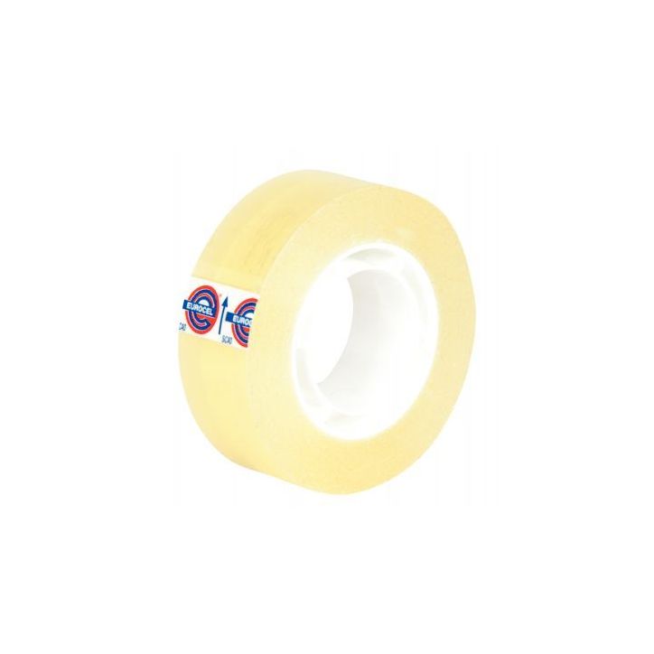 Rouleau adhésif transparent 19mmx33Mètres, sous céllophane EURO 2000